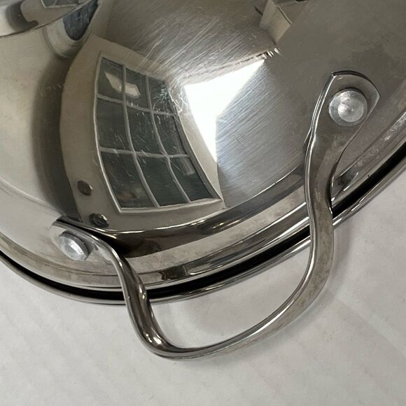 Wolfgang Puck Cookware 12" Chef Wok Pan 18-10 Non-Stick Stainless Steel 0408 - Picture 5 of 12